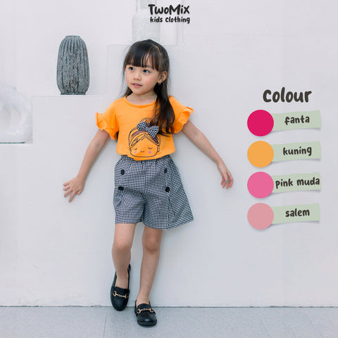 Two Mix Setelan Anak Perempuan 4066