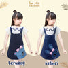 Two Mix Dress Anak 4094