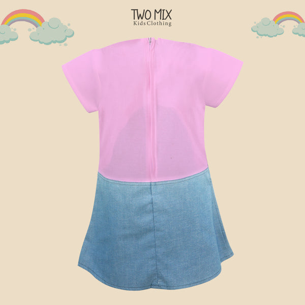 Two Mix - Dress Anak Perempuan Lucu - Baju Anak Cewek Jeans 1-8 Tahun 4137C 4137B