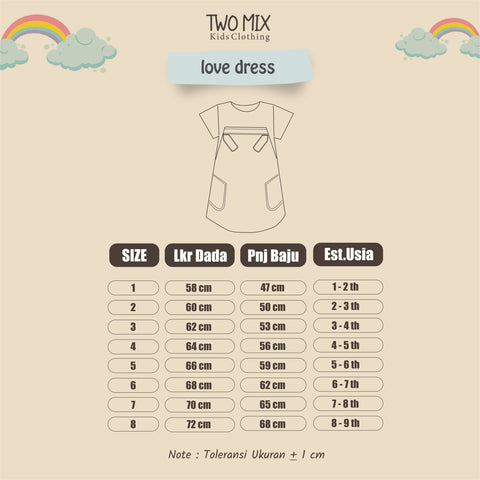 Two Mix - Dress Anak Perempuan Lucu - Baju Anak Cewek Jeans 1-8 Tahun 4137C 4137B