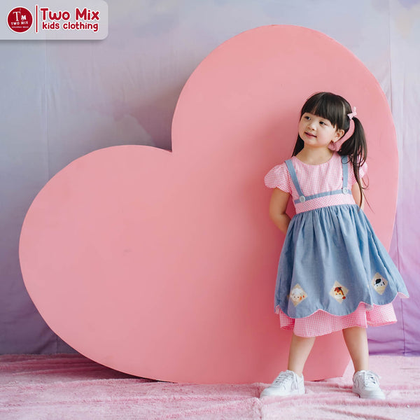 Two Mix - Baju Dress Anak Perempuan Lucu - Outfit OOTD Anak Cewek 1-12 Tahun 4187b
