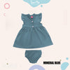 TWO MIX Short Sleeve Dress - Rok Bayi Perempuan - Rok Dress Anak Perempuan Rumah Santai usia 0-3 Tahun 4218