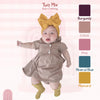 Two Mix Short Dress - Dress Bayi Perempuan - Rok Anak Perempuan 0Y - 3Y 4220