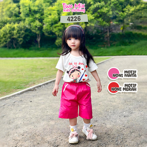 Two Mix Setelan Anak Perempuan Size 1-8 4206-4226