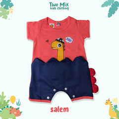 Two Mix Jumper Bayi Unisex Kaos Katun Print Jerapah - Hansop Bayi Lucu 0-2 Tahun 4304