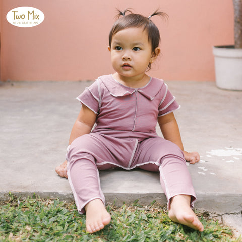 TWO MIX - Setelan Anak Bolak Balik Viral Kaos Katun - Baju Anak Cowo Cewe Kebalik 1-4 Tahun 4309