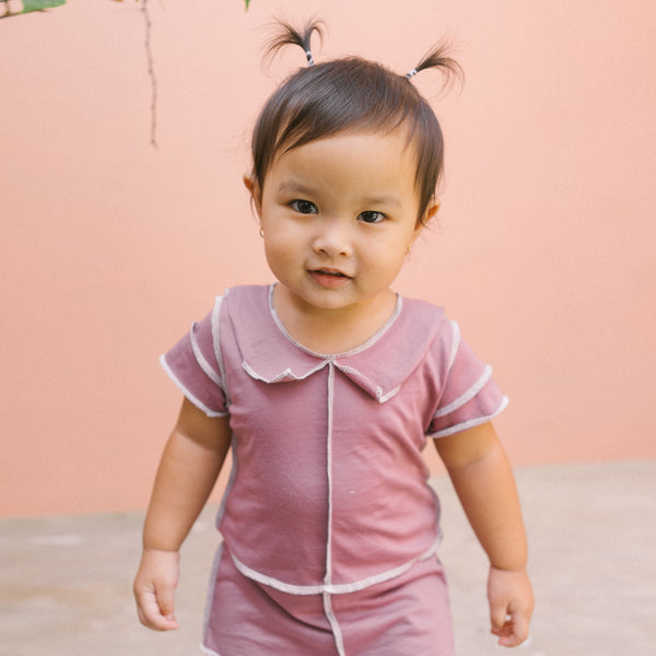 TWO MIX - Setelan Anak Bolak Balik Viral Kaos Katun - Baju Anak Cowo Cewe Kebalik 1-4 Tahun 4309