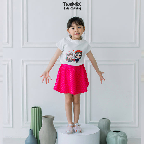 Two Mix - Setelan Anak Perempuan - Set Baju Anak Cewek Atasan Bawahan 1-6 tahun 4316