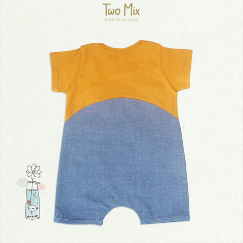 Two Mix - Baju Bayi Laki Lucu - Jumper Romper Bayi Cowok 0-12 Bulan 4320