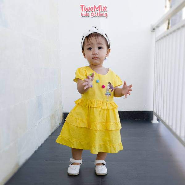 TwoMix - Dress Bayi Perempuan Santai 0-12 Bulan 4344