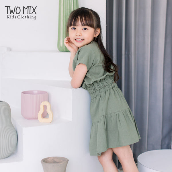 Two Mix - Baju Anak Perempuan Setelan Katun 1-8 Tahun 4361A