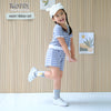 Two Mix - Baju Setelan Anak Perempuan Celana Pendek Salur Lucu 1-8 Tahun 4366