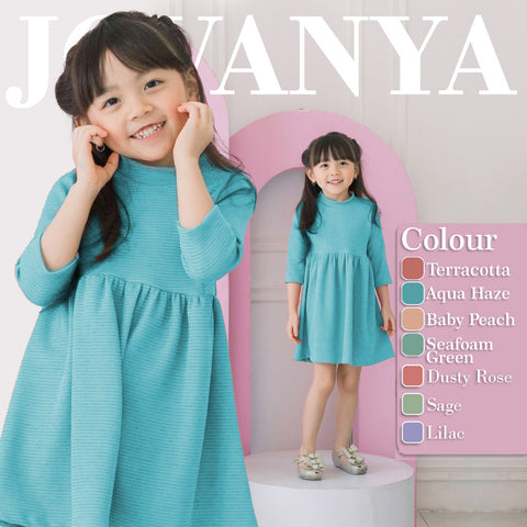 Two Mix - Dress Anak Perempuan Lucu Lengan Panjang - Baju Tunik Atasan Anak Cewek 1- 8 Tahun 4369