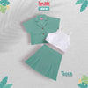 Two Mix Setelan Rok Anak Perempuan - Allina Set Rompi Anak Cewek 1-6 Tahun 4370b