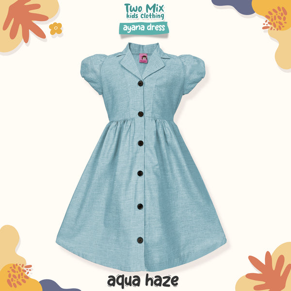 Two Mix - Ayana Dress Anak Perempuan Casual 1-8 Tahun 4371