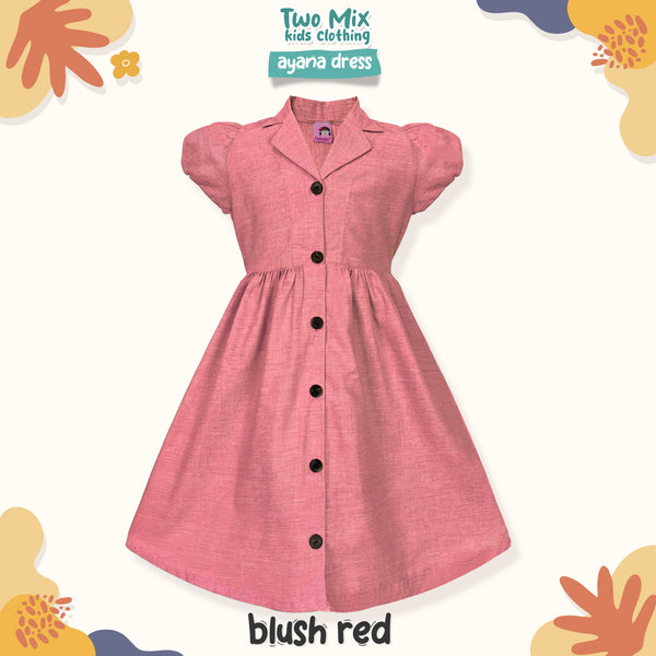 Two Mix - Ayana Dress Anak Perempuan Casual 1-8 Tahun 4371