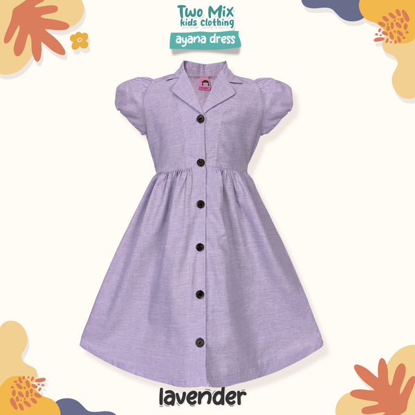 Two Mix - Ayana Dress Anak Perempuan Casual 1-8 Tahun 4371