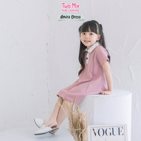 Two Mix - Dress Anak Perempuan - Baju Dress Anak Cewek - Amira Dress 1-8 Tahun 4372