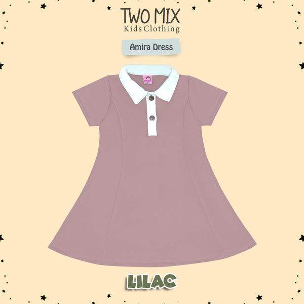 Two Mix - Dress Anak Perempuan - Baju Dress Anak Cewek - Amira Dress 1-8 Tahun 4372