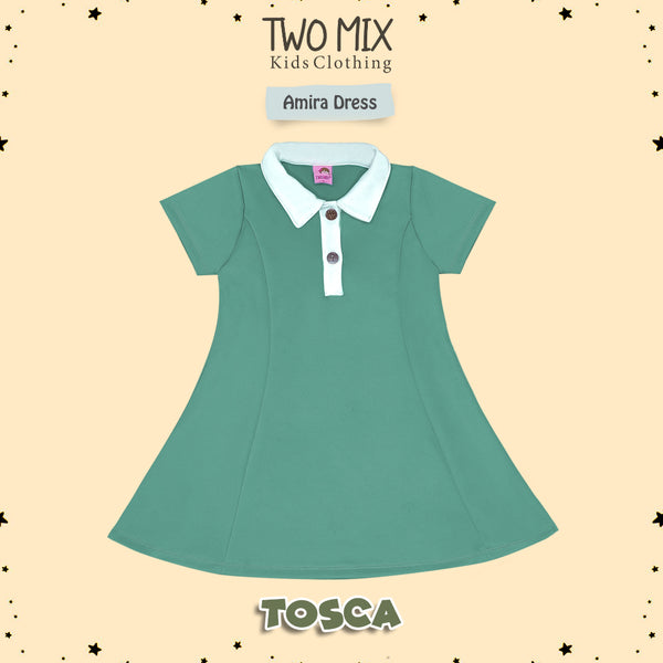 Two Mix - Dress Anak Perempuan - Baju Dress Anak Cewek - Amira Dress 1-8 Tahun 4372
