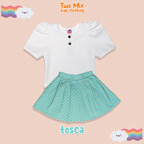 Two Mix - Setelan Anak Perempuan - Stelan Rok Anak Cewek 1-6 Tahun 4377