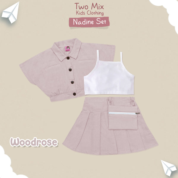 Two Mix - Nadine One Set Baju Setelan Anak Perempuan Lucu 1-6 Tahun 4386