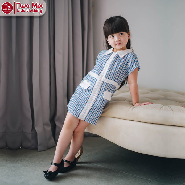 Two Mix - Dress Anak Perempuan Korean Style - Rhea Dress Anak Cewek 1-12 Tahun 4392