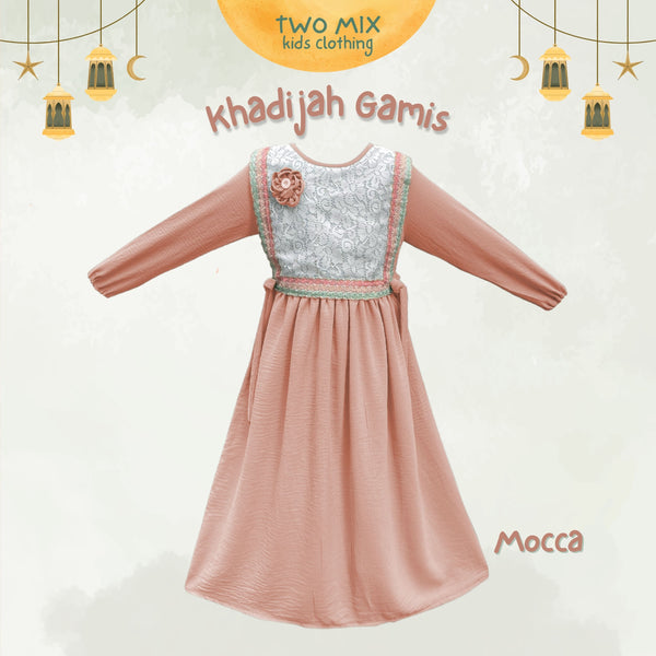 Two Mix - Raya Collection 2025 - Khadijah Gamis Anak Cewek - Baju Muslim Anak 1-14 Tahun 4431