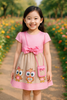 Two Mix - Baju Anak Perempuan Lucu  - Dress Anak Cewek Natal Christmas Free Tas Owl 1-12 Tahun 4079