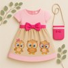 Two Mix - Baju Anak Perempuan Lucu  - Dress Anak Cewek Natal Christmas Free Tas Owl 1-12 Tahun 4079