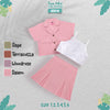 Two Mix Setelan Rok Anak Perempuan - Allina Set Rompi Anak Cewek 1-6 Tahun 4370b