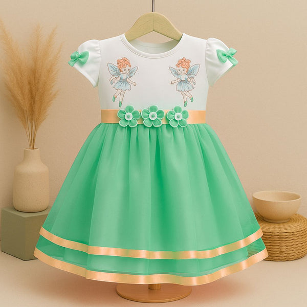 Two Mix Dress Anak Pesta Perempuan Cantik usia 1-12 Tahun 4213