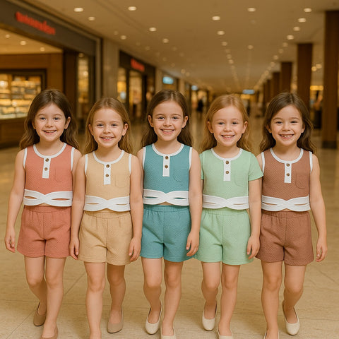 Two Mix - Bonita Set Setelan Anak Perempuan Fashion - One Set Anak Cewek Lucu 1-6 Tahun 4381