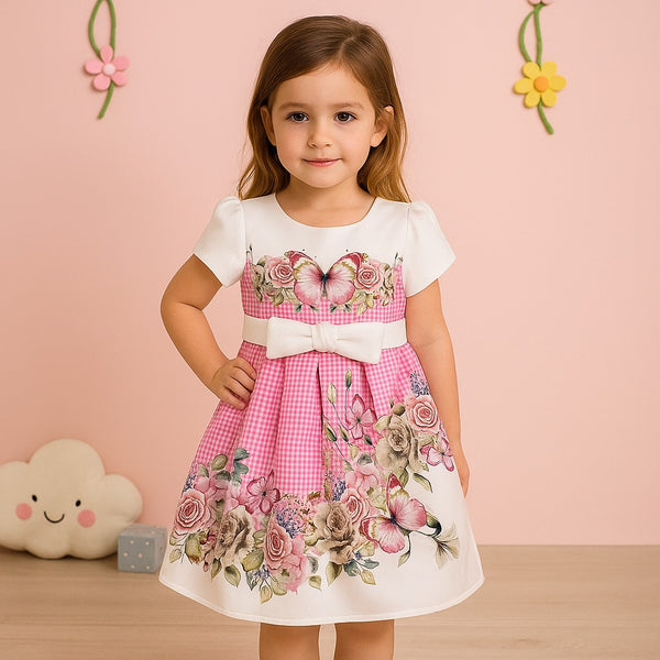 TWO MIX - Baju Anak Perempuan Digital Printing Butterfly 1-12 Tahun 4282