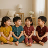 TWO MIX - Short Pajama 0Y 1Y 2Y 3Y - Piyama Anak - Baju Tidur Anak Bayi Bahan Katun Combed 0-3 Tahun 4221