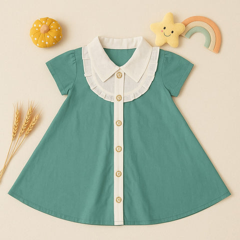 Two Mix - Hanna Dress - Baju Anak Perempuan Cantik Kasual Korean Style 1-8 Tahun 4410