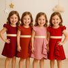 CNY 2024 - Two Mix - Laluna Dress Anak Imlek Perempuan 2024 - Gaun Anak Cewek Lunar Chinese New Year 1-12 Tahun 4390