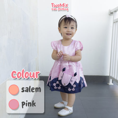 Two Mix Dress Anak 2900