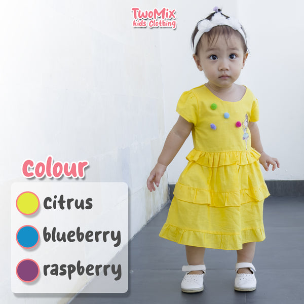 TwoMix - Dress Bayi Perempuan Santai 0-12 Bulan 4344