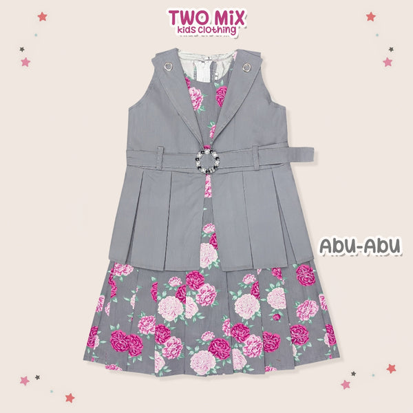 Two Mix - Dress Anak Perempuan - Gaun Anak Cewek Rompi 1-12 Tahun Y894