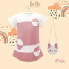 TWO MIX Dress Anak Perempuan Circle + Free Tas Anak Cantik 1-8 tahun 4230