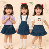 Two Mix - Rok Bawahan Skirt Anak Perempuan Jeans Lucu - Rok Denim Anak Cewek Usia 1-8 Tahun Z01