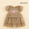Two Mix - Baju Dress Anak Perempuan Satin Tile Halus 1-8 Tahun Y900
