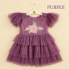 Two Mix - Baju Dress Anak Perempuan Satin Tile Halus 1-8 Tahun Y900