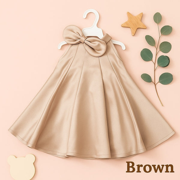 Two Mix - Baju Dress Pesta Anak Perempuan Satin Premium Usia 1-6 Tahun Y901