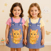Two Mix - Sora Dress Anak Perempuan Lucu Print Kitty Usia 1-8 Tahun 4440