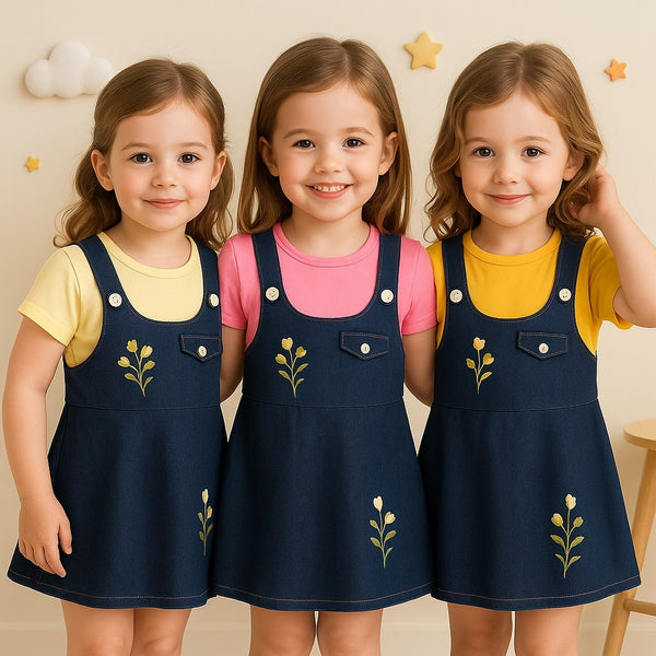 Two Mix - Jolie Dress Baju Anak Perempuan Bunga Lucu Usia 1-8 Tahun 4439