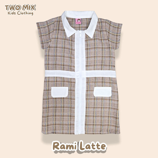 Two Mix - Dress Anak Perempuan Korean Style - Rhea Dress Anak Cewek 1-12 Tahun 4392