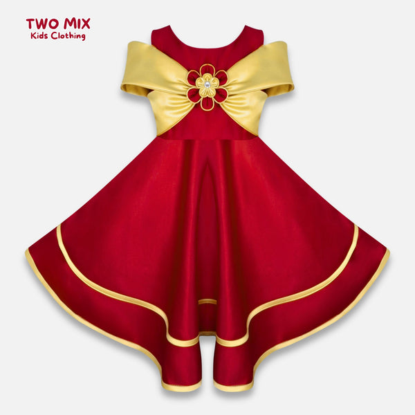 Two Mix - Gabriella Dress Imlek Anak Cewek - Gaun Anak Perempuan CNY Collection 1-12 Tahun 4425
