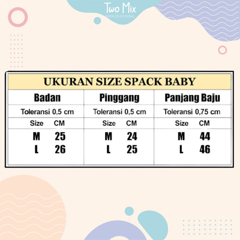Two Mix Dress Bayi 2839